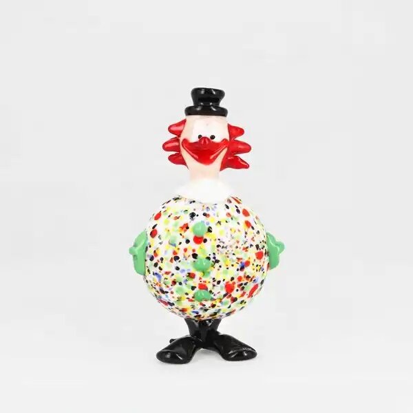 BachPartyGifts Unique gifts murano glass clown statues figurines